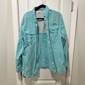 Columbia PFG Long Sleeve in Teal